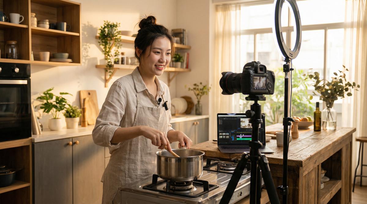 抖音风视频-美食VLOG视频